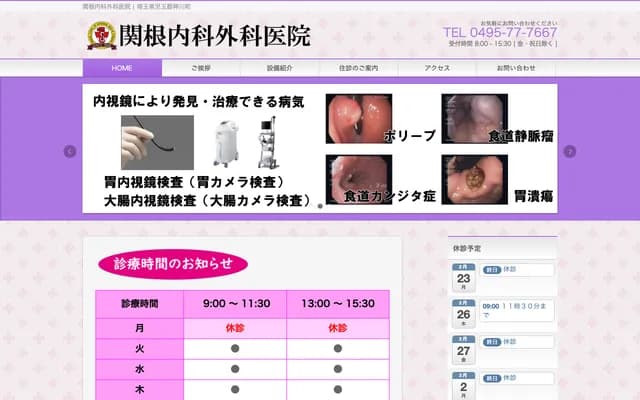 Sekine Internal Medicine and Surgery Clinic - 221-1 Niisato, Kamikawa, Kodama-gun, Saitama