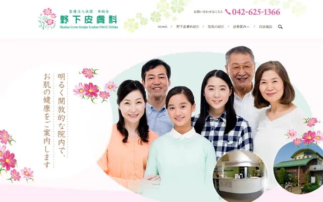 野下皮肤科 - 东京都八王子市楢原町506-4