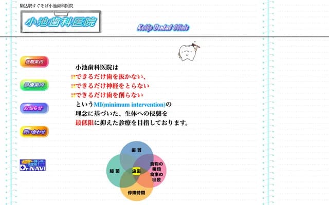 Koike Dental Clinic - 1-43-9 Komagome, Toshima-ku, Tokyo