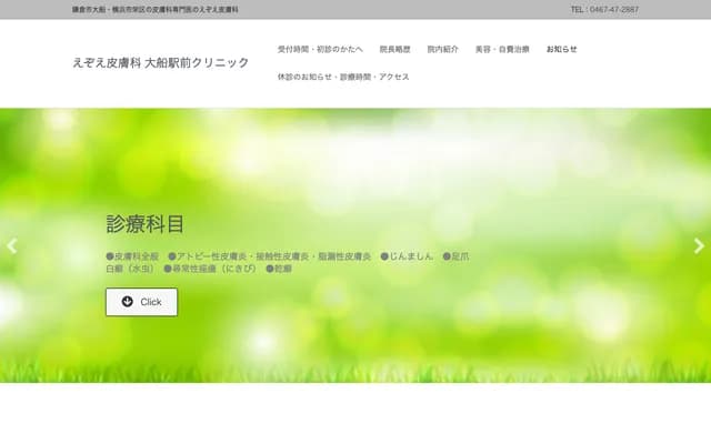 Ezoe Dermatology Ofuna Ekimae Clinic - Verde Kamakura Geijutsukan-dori 102, 2-6-7 Ofuna, Kamakura, Kanagawa