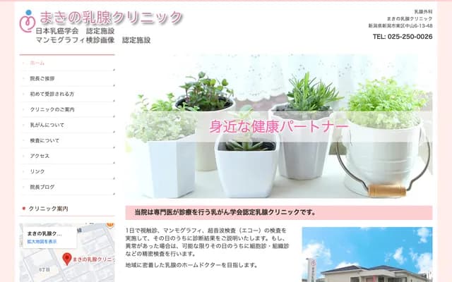 Makino Breast Clinic - 6-13-48 Nakayama, Higashi-ku, Niigata, Niigata