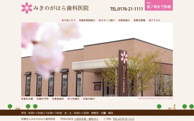 Mikinogahara Dental Clinic - 10-1 Higashi-Ichibanchо, Towada, Aomori