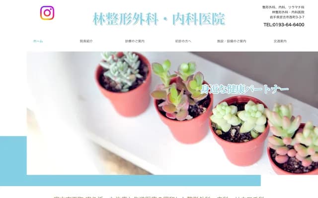 Hayashi Orthopedics Internal Medicine Clinic - 3-3-7 Nishimachi, Miyako, Iwate