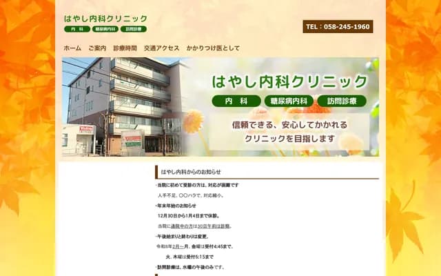 Hayashi Internal Medicine Clinic - 6-25-1 Ryoge, Gifu, Gifu
