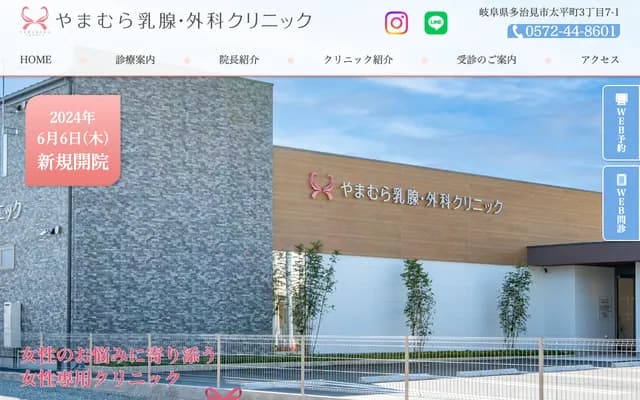 Yamamura Breast & Surgery Clinic - 3-7-1 Taihei-cho, Tajimi, Gifu