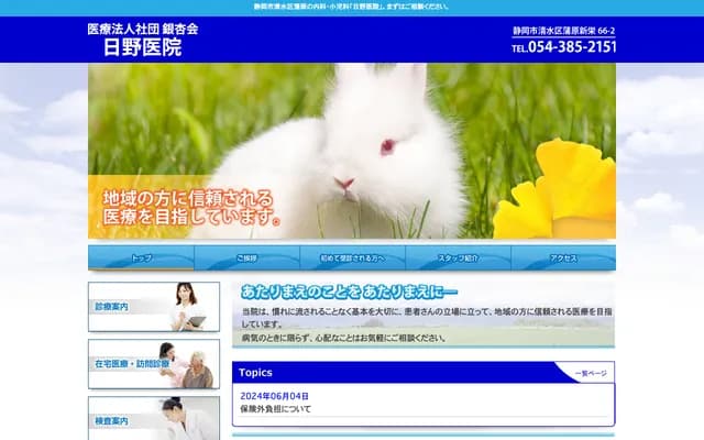 히노 의원 - 시즈오카현 시즈오카시 시미즈구 간바라 신에이 66-2