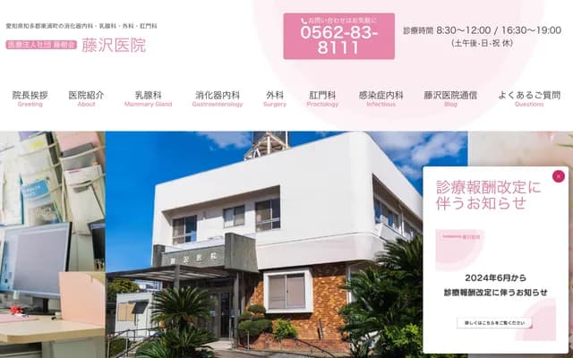 藤泽诊所 - 爱知县知多郡东浦町石滨白山1-100