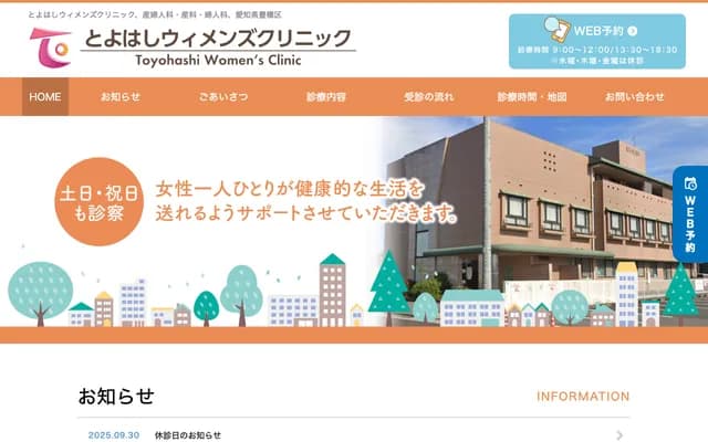 Toyohashi Women's Clinic - 85-1 Otsuka, Muro-cho, Toyohashi, Aichi