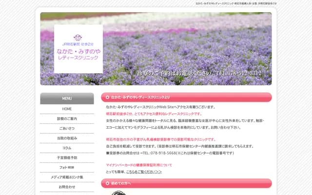 Nakata Mizunoya Ladies Clinic - 1-3-8 Oakashi-cho, Akashi, Hyogo, Dai-2 Yutaka Bldg. 2F