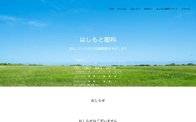 Hashimoto Ophthalmology - 5-23-8 Fukawa, Asakita-ku, Hiroshima, Hiroshima