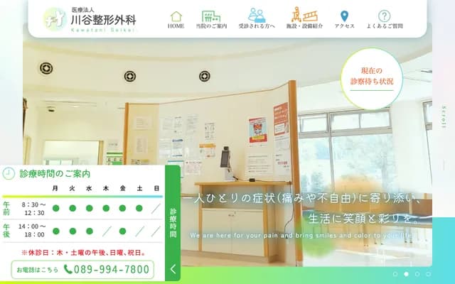 Kawatani Orthopedics Clinic - 379-1 Tsunetake-Ko, Matsuyama, Ehime