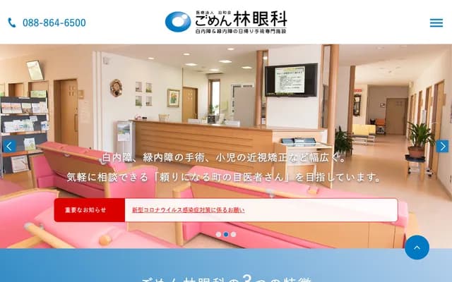 Gomen Hayashi Ophthalmology - Shimonoda, Nankoku, Kochi