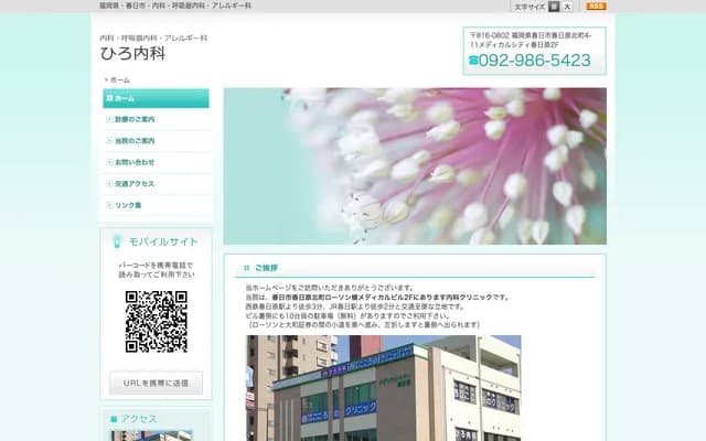 Hiro Internal Medicine Clinic - 4-11 Kasugabarukitamachi, Kasuga, Fukuoka