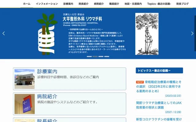 Ohira Orthopedics Internal Medicine Clinic - 15-30 Miyakomachi, Hyuga, Miyazaki