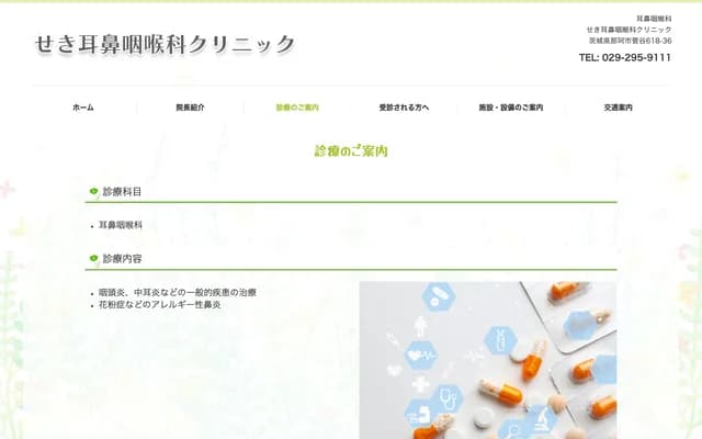 Seki ENT Clinic - 618-36 Sugaya, Naka, Ibaraki