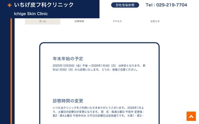 Ichige Dermatology Clinic - 404-32 Ichige, Hitachinaka, Ibaraki