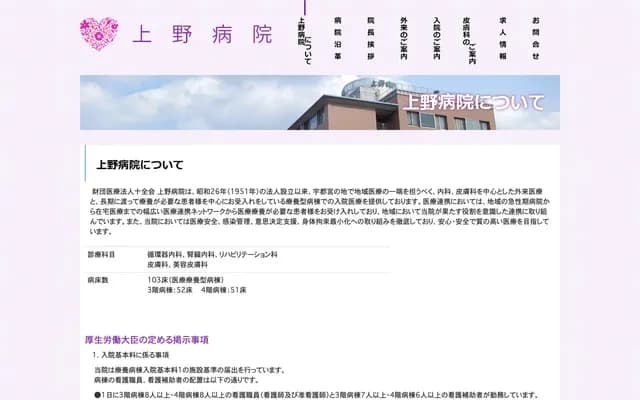 上野醫院 - 栃木縣宇都宮市天神2-2-15