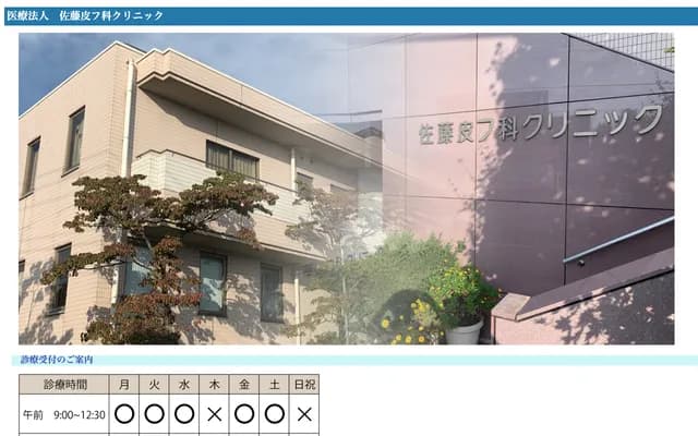 Sato Dermatology Clinic - Otsukamachi, Utsunomiya, Tochigi