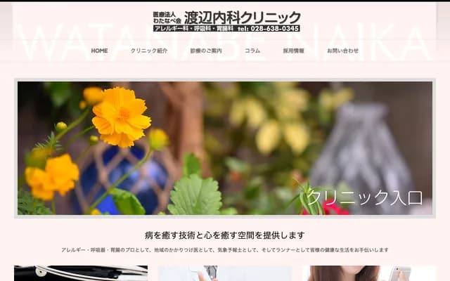 와타나베 내과 클리닉 - 도치기현 우쓰노미야시 에노마치 6-13